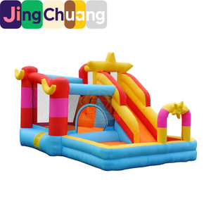 Château gonflable pour enfants Jumping Di XINGX, lit de saut, aire de jeux, trampoline, petit toboggan extérieur, château de jeu JingChuang - Product Image 5
