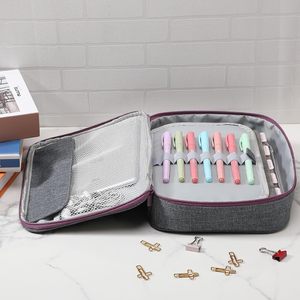 Estuche para Biblia con ranuras para bolígrafos y bolsillo con cremallera, protector, para iglesia, regalo para mujer, de fábrica. - Product Image 5