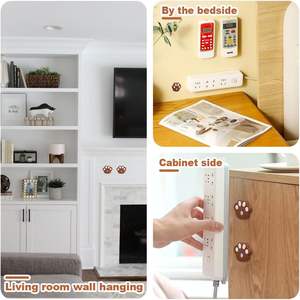 IKOPFLNモダンな環境にやさしい壁リモコンホルダー磁気サポートと4ピース収納 - Product Image 6