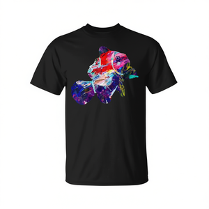 Camiseta con pintura artística abstracta de cara de pez colorida para amantes de los peces - Product Image 2