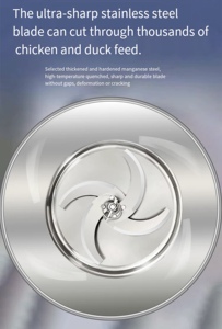 เครื่องแปรรูปอาหารสัตว์จากโรงงานขายตรง ตัดผักสด (ฟักทอง มันเทศ) เป็นอาหารสัตว์ที่มีคุณค่าทางโภชนาการ - Product Image 5