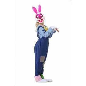 Disfraz de conejo para niños, mono azul con lazo y orejas para Halloween, Pascua, juegos de rol - Product Image 2