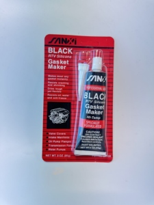 JIANGOU SANXI RTV suhu tinggi Sealant silikon netral/asetik hitam pembuat Gasket untuk konstruksi mobil SANXI netral/asetat