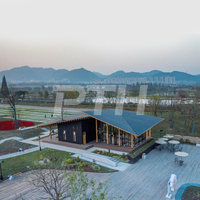Casa Prefabricada de Acero Ligero PTH, Diseño Personalizado de Lujo, Villa de Varios Pisos para Vivir