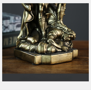 OFFERTA SPECIALE: Ornamento <span class=keywords><strong>in</strong></span> Resina a Forma di Ares, Dio Greco della Guerra, per Interni - Product Image 4