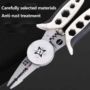 26-In-1 Multifunctional DIY Grade Steel Electrician's Pliers Serrated Jaw Customizable OEM Support Crimping Wrapping Metric - Product Image 4