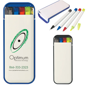 Kişiye Özel Logolu, Kazınmış Promosyon 4'ü 1 Arada Yazı Kalemi, Tükenmez Kalem, İşaretleyici Seti, Kurumsal Hediye, İşletme Reklamı - Product Image 6