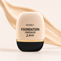 Fond de teint hydratant lissant et couvrant à fini naturel pour le maquillage, emballage de luxe, logo personnalisé, OEM ODM