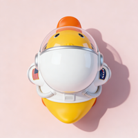 Figurine de canard en vinyle astronaute personnalisée - Cadeau promotionnel à thème d'exploration spatiale