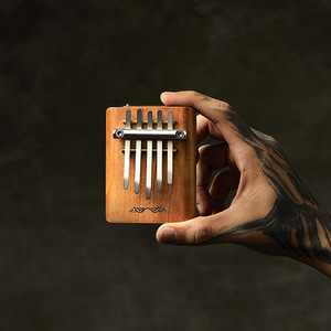 Wholesale Mini Kalimba 5key Solid Wood Thumb Piano Pocket Finger Piano For <b>Music</b> lover - Product Image 1