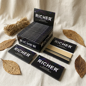 Papel de Liar Delgado King Size Richer con Puntas de Filtro, Accesorios Premium para Fumar - Product Image 1