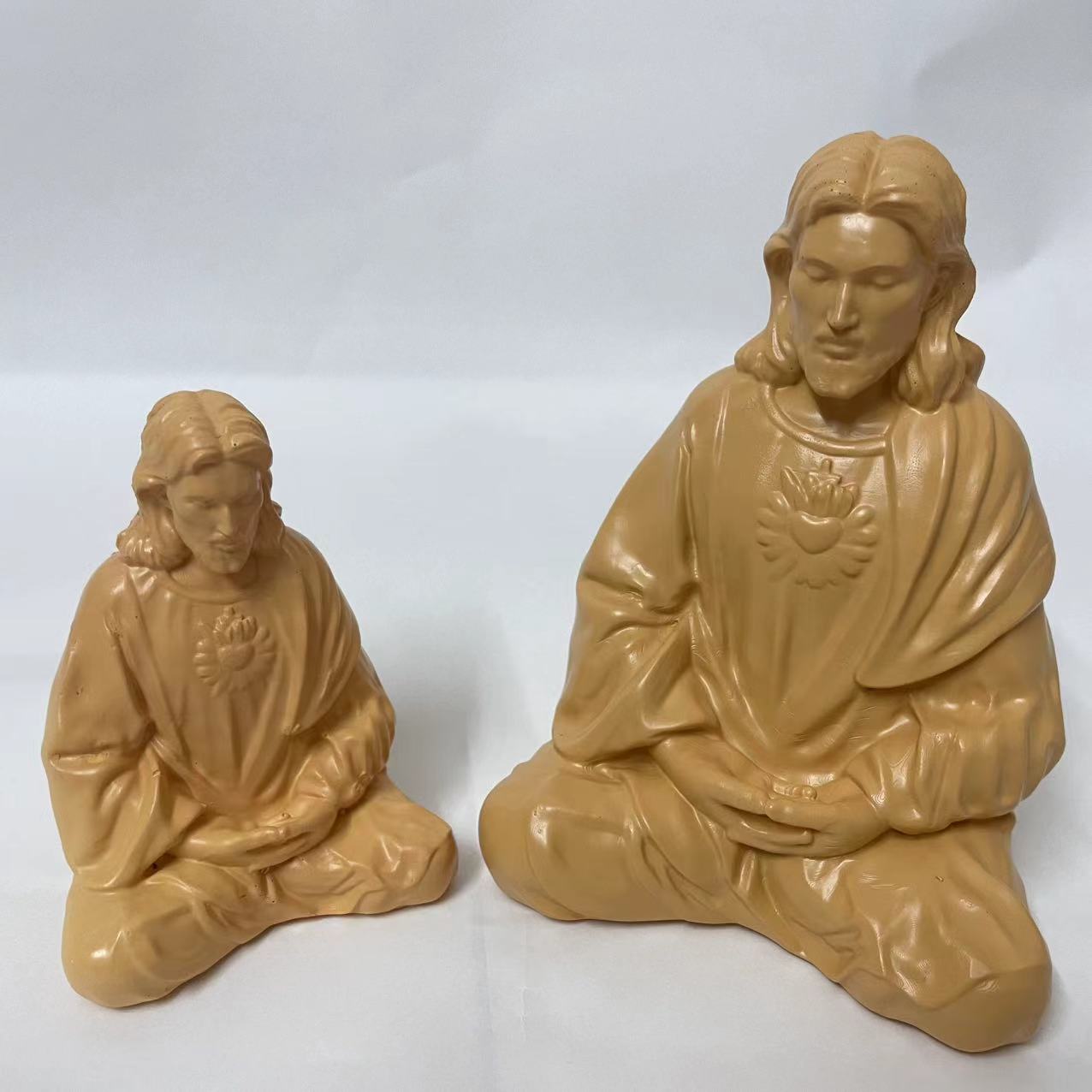 Statua in resina colorata di 60 cm di Gesù Misericordioso