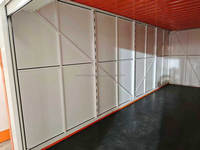 Conteneur de stockage mobile pliable et portable de 3m, 4m, 6m, en kit plat