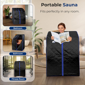 Sauna de Vapor Portátil Plegable para el Hogar con Estufa, Venta al por Mayor Directa de Fábrica, OEM ODM Personalizado para el Cuidado de la Piel y Ayuda para Dormir - Product Image 2