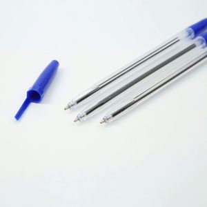 Ballpoint 1.0Mm Promotional Stick Ballpen Back to Pen Manufacturer Wholesale Simple Cheap <b>Plastic</b> Office & School - Product Image 2