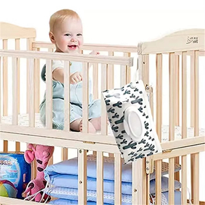 Sac à langer ODM avec logo personnalisé, boîte à mouchoirs de table, porte-serviettes pour bébé, sac à couches pour garçon - Product Image 5