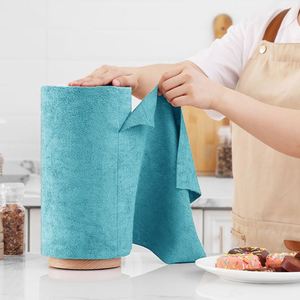Asciugamani in microfibra a forma di rotolo articoli <span class=keywords><strong>per</strong></span> la casa prodotti <span class=keywords><strong>per</strong></span> la pulizia asciugamani usa e getta facile da strappare il panno <span class=keywords><strong>per</strong></span> la pulizia della casa - Product Image 6