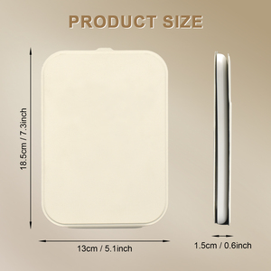 Portable <strong>Foldable</strong> Makeup <strong>Mirror</strong> with LED Lights, Dimmable Travel Cosmetic <strong>Mirror</strong>, Rechargeable Table Vanity <strong>Mirror</strong> for Dorm Desk - Product Image 4