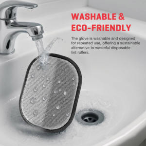 Siyah stoklanan lüks Polyester Pet köpek kedi bakım saç çıkarıcı islak fırçalar eldiven silin - Product Image 2