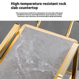 Chariot de Service Commercial à Trois Niveaux en Acier Inoxydable, Desserte pour Hôtellerie et Restauration - Product Image 5