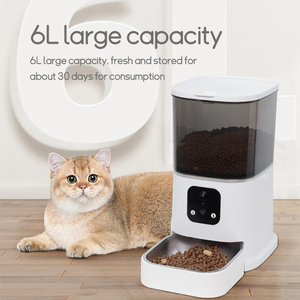 Comedero Inteligente Ecológico para Mascotas Furrivo <span class=keywords><strong>de</strong></span> 6L, <span class=keywords><strong>de</strong></span> Acero Inoxidable y Plástico, con Doble Cámara, Control por Aplicación WiFi, <span class=keywords><strong>Video</strong></span> Panorámico <span class=keywords><strong>de</strong></span> 1080P, Automático para Perros y Gatos - Product Image 2