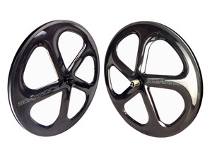 Углеродные колеса OEM шириной 24 мм, 700C, <span class=keywords><strong>5</strong></span> спиц - Product Image 5