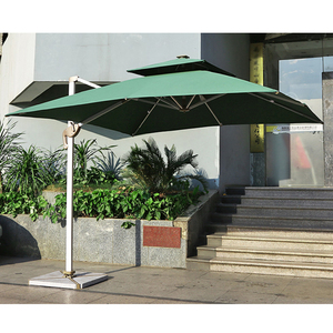 Sombrilla de Aluminio de Alta Calidad para Exteriores, Playa, Jardín y Patio, con Base, Gran Tamaño, Mejor Oferta 2023 - Product Image 1