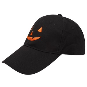Casquette de baseball brodée avec citrouille d'Halloween, chapeau en coton réglable pour fête, taille adulte - Product Image 5