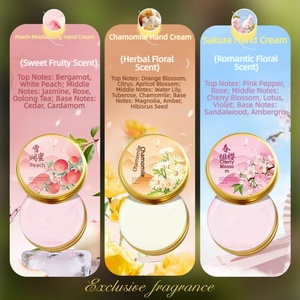 Crema de Manos GMH Hidratante con Fragancia Otoño-Invierno, Set de Regalo en Caja con Aroma a Flor de Cerezo, Manzanilla y Melocotón, Unisex, Envase de Aluminio - Product Image 4