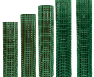 High Quality Black Steel PVC Coated Welded <b>Wire</b> <b>Mesh</b> 30x30mm Square 25m Roll for Fence with Cutting Crimped Bending Processing - Product Image 4