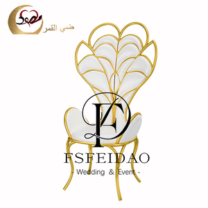 Modern Stainless Steel Luxury High-quality Wedding Bride Groom Couple <b>Chairs</b> for Hotel Home Office Living Room Apartment Events - Product Image 3