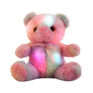 All'ingrosso moda LED luce-Up peluche orsacchiotti da notte per bambini giocattoli imbottiti in cotone PP imbottitura fodera in maglia per le occasioni di compleanno - Product Image 6