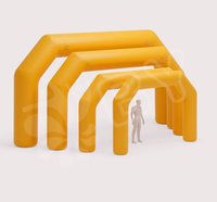 Portique publicitaire d'entrée de début de porte de course gonflable avec logo personnalisé pour événements sportifs, accessoire avec souffleur d'air inclus