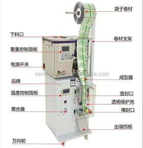 2-200g Automatico Pieno di Mandorle, Semi di Melone Macchina Per L'imballaggio - Product Image 6