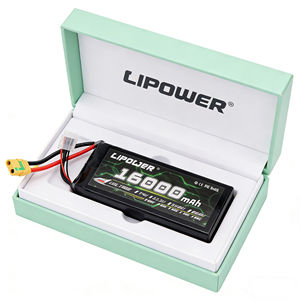 Batterie Lipo rechargeable 16000mAh pour voiture de course RC, bateau, drone agricole, pulvérisateur de plantes, UAV, prix d'usine - Product Image 2