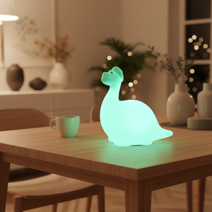 Luce Notturna LED RGB da Scrivania, Luci Decorative per Bambini, Mini Lampada da Notte in Silicone per Cameretta, Luce Notturna USB per Bambini - Product Image 1