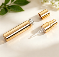 Botol Isi Ulang Parfum Mini, Penyemprot Kabut Kosmetik, Kepala Semprot Transparan untuk Perjalanan, Botol Sampel Hidrasi Wajah
