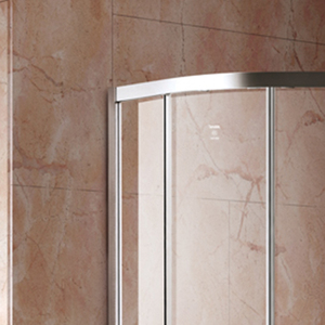 Harga bagus 90x90cm sudut geser Shower kabin 6mm kaca pengaman Shower ruang dioptimalkan Bespoke layar mandi - Product Image 2