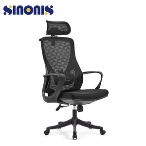 Silla de Oficina Ergonómica Sinonis Moderna, Giratoria, con Reposacabezas y Reposabrazos Ajustables, de Malla, para Oficina en Casa - Product Image 5