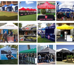 FEAMONT Carpa con dosel de 2x2m impresa personalizada para bienes raíces Promoción al aire libre para <span class=keywords><strong>casetas</strong></span> de exposición - Product Image 6