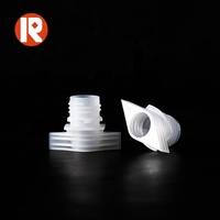 Capuchon de bec verseur Doypack en PE écologique bleu 16 mm avec conception anti-fuite pour pochette de lessive liquide