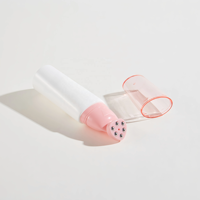 Tube cosmétique souple en plastique de 50g avec applicateur de massage à 6 billes pour crème pour le cou, pommade, gel, crème pour les yeux