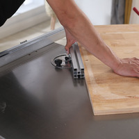 Outils automatiques pour couper le bois Scie à panneaux de précision portable Scie à table coulissante