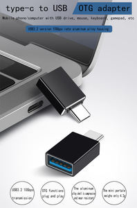 ลดราคา! ตัวแปลง USB 3.1 หญิง เป็น USB 3.0 OTG แบบเสียบปลั๊กไฟ ความเร็ว 10Gbps  แปลง USB-C ชาย เป็น Type C สำหรับคอมพิวเตอร์ - Product Image 4