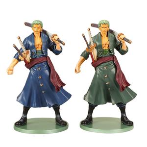 2 colori 22CM <span class=keywords><strong>Anime</strong></span> Figure Roronoa Zoro <span class=keywords><strong>Action</strong></span> Figures giocattoli da collezione <span class=keywords><strong>Manga</strong></span> Figurine - Product Image 1