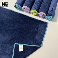 Serviette pour animaux de compagnie en microfibre super absorbante 400 GSM, séchage rapide, pour chien et chat, avec logo personnalisé, vente en gros