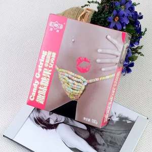 سراويل داخلية بتصميم شائع للبيع بالجملة مقاس كبير للنساء حلوى حمالة صدر ملونة صالحة للأكل - Product Image 6