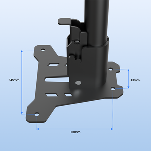 Siège amortisseur Tufront Soft Kukirin pour trottinettes électriques Ninebot ES1 ES2 ES4 avec selle pliable, tension 36V - Product Image 2