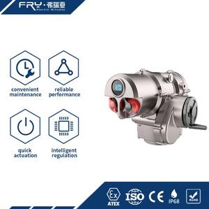 วาล์วบอลแบบมอเตอร์ไฟฟ้าหมุนได้ พร้อมมอเตอร์แอคชูเอเตอร์ 220V 380V สำหรับโรงงานเคมี - Product Image 1