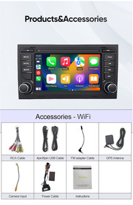 Carupez 7-inch Android Car Stereo DSP GPS OEM phong cách đơn vị đầu cho Audi A4 <span class=keywords><strong>S4</strong></span> B6 B7 rs4 8E 8h ghế EXEO 2000-2008 8581/7862 - Product Image 5
